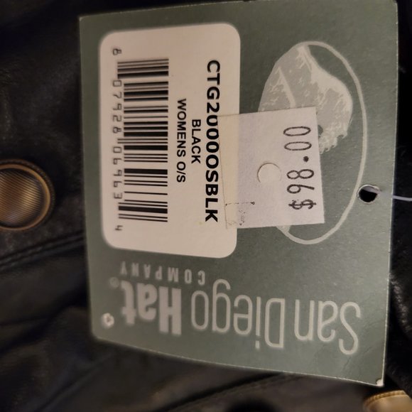 San Diego Hat Co opera length leather gloves buttons - Picture 2 of 3